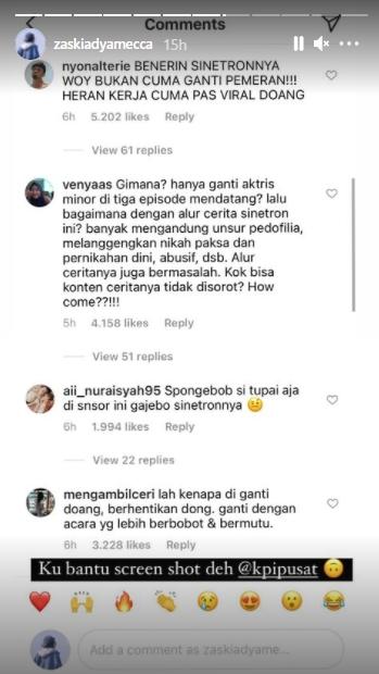 Postingan Zaskia Adya Mecca (Instagram.com)