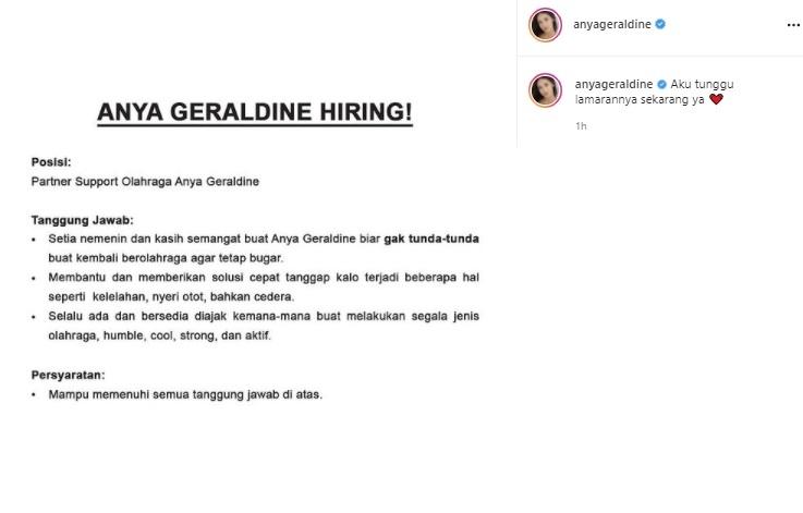 Anya Geraldine. (Instagram/@anyageraldine)