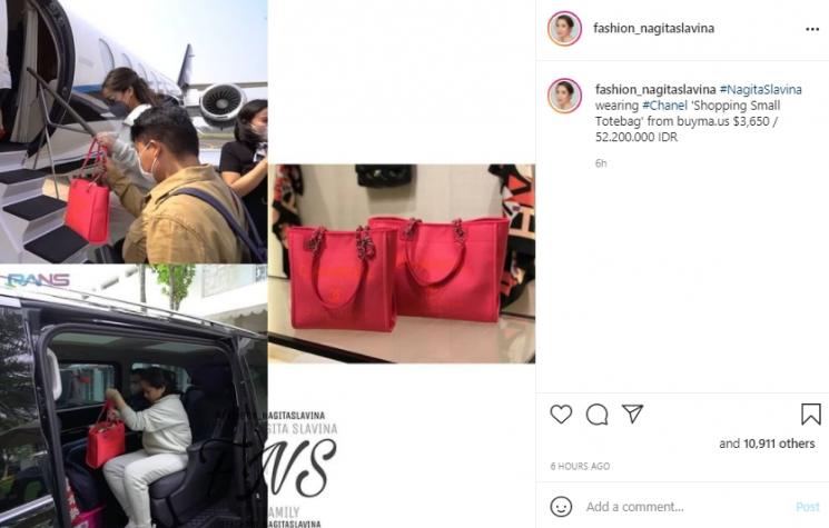 Tas Nagita Slavina (Instagram.com)