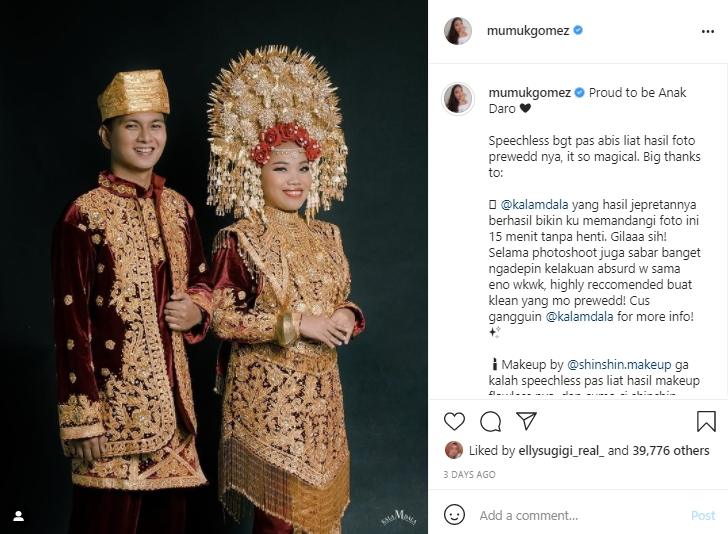 Postingan Mumuk Gomez (Instagram.com)
