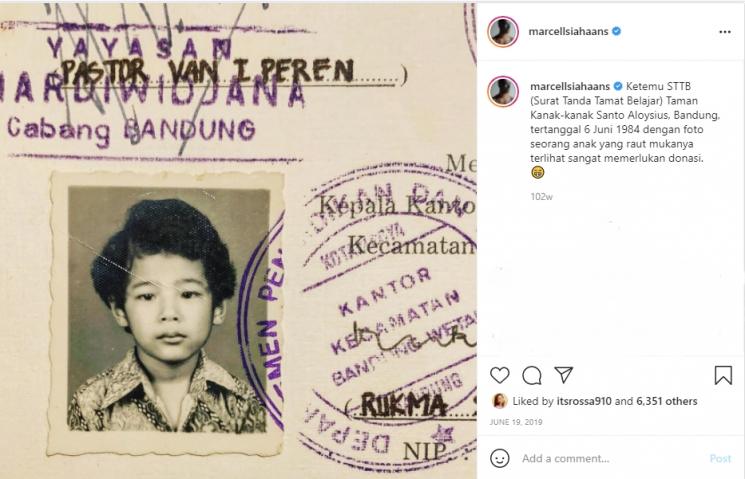 Transformasi Marcell Siahaan. (Instagram/marcellsiahaans)