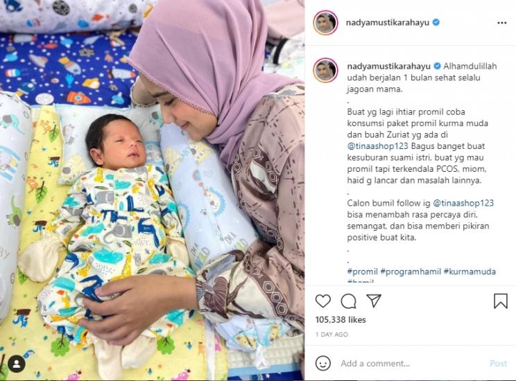Nadya Mustika Rahayu. (Instagram/nadyamustikarahayu)