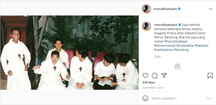 Transformasi Marcell Siahaan. (Instagram/marcellsiahaans)