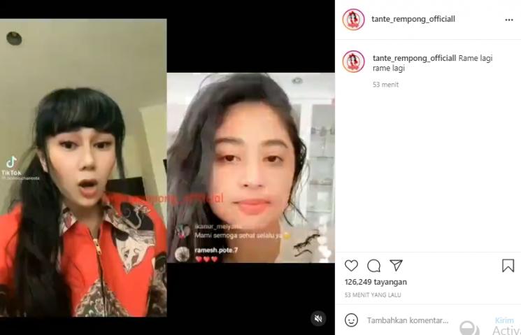 Denise Chariesta dan Dewi Perssik (Instagram.com)