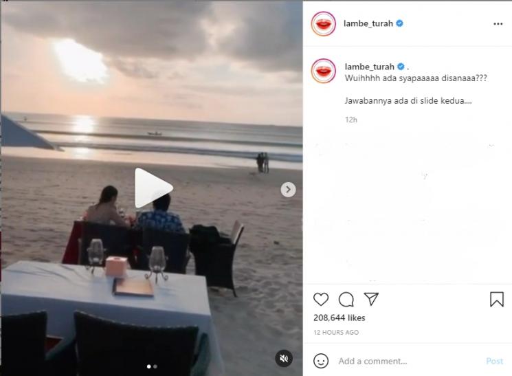 Rangga Azof dan Haico Van Der Veken. (Instagram/lambe_turah)