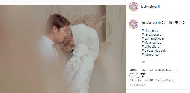 Potret prewedding [Lesti Kejora dan Rizky Billar. (Instagram)