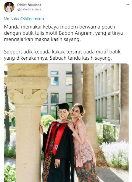 Maudy Ayunda lulus S2 (Twitter.com)