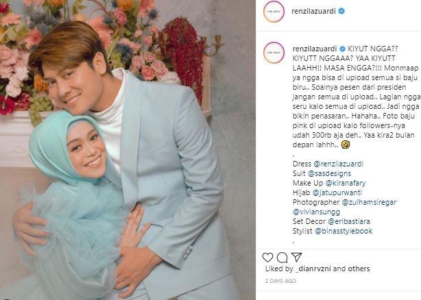 Potret prewedding [Lesti Kejora dan Rizky Billar. (Instagram)