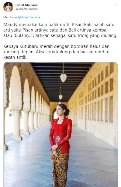 Maudy Ayunda lulus S2 (Twitter.com)
