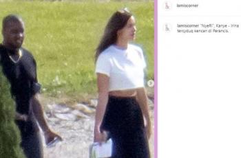 Kanye West dan Irina Shayk kencan. (Instagram)