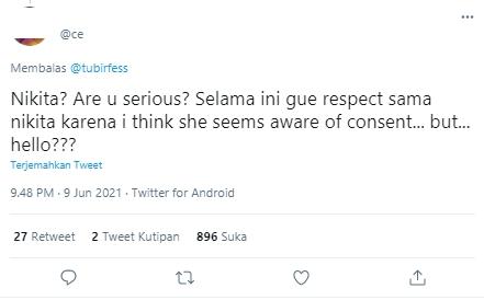 Cuitan netizen kritik Nikita Mirzani (Twitter.com)