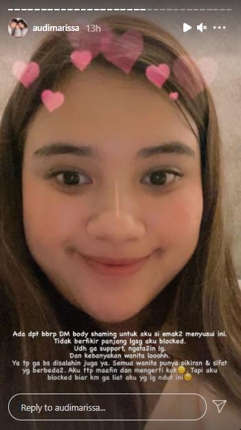 Postingan Audi Marissa (Instagram.com)