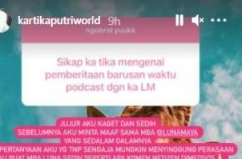 Postingan Kartika Putri (Instagram.com)