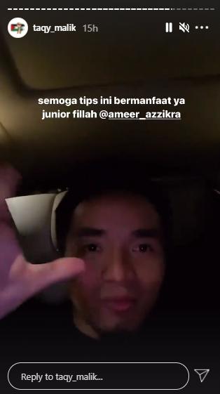 Postingan Taqy Malik (Instagram.com)
