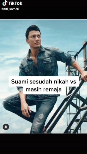 Potret Christian Sugiono. (TikTok/Titi Kamal)