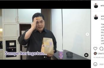 Erick Thohir berburu BTS Meal. (Instagram/erickthohir)