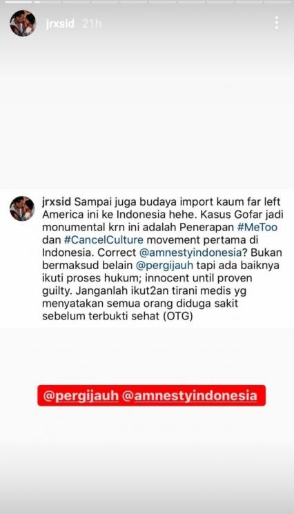 Postingan Jerinx SID (Instagram.com)