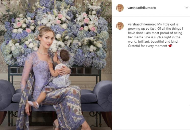 Potret terbaru Varsha Strauss (Instagram/@varshaadhikumoro)