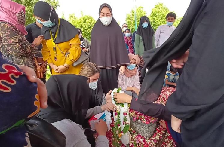 Ayah Hilda Vitria meninggal dunia. (Matamata.com/Rena Pangesti)