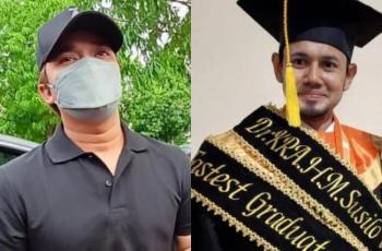 Billy Syahputra Hadiri Pemakaman Ayah Hilda, Ustaz Guntur Bumi Lulus S3