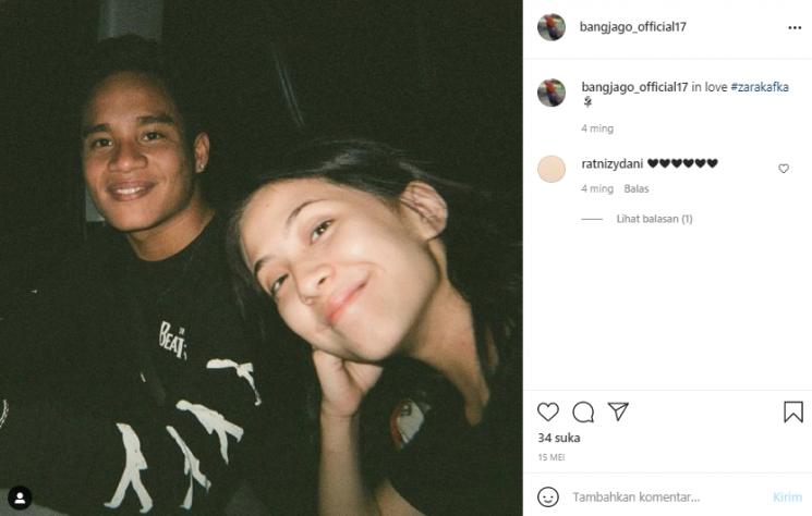 Zara Adhisty dan Kafka (Instagram,com)