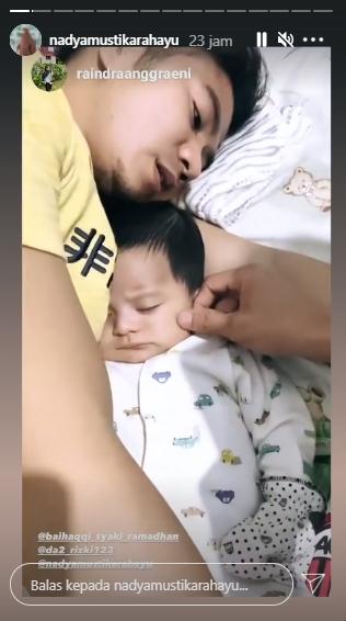 Rizki DA dan sang putra (Instagram.com)