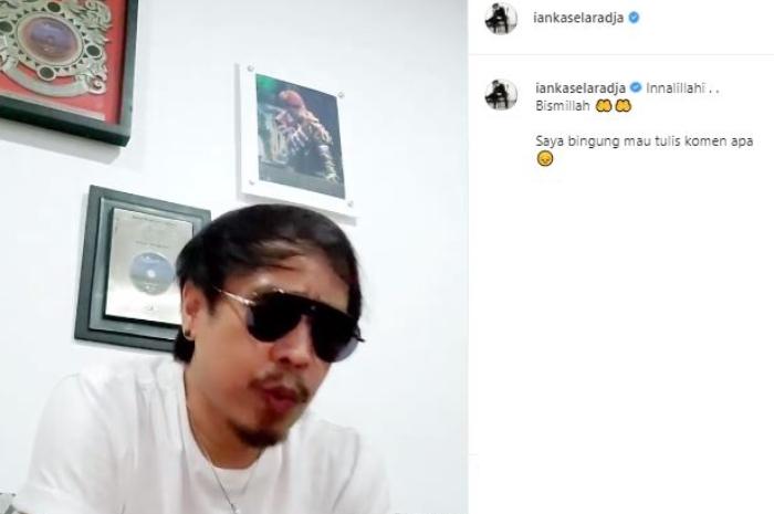 Ian Kasela miris tahu Anji tertangkap karena kasus narkoba. (Instagram/@iankaselaradja)