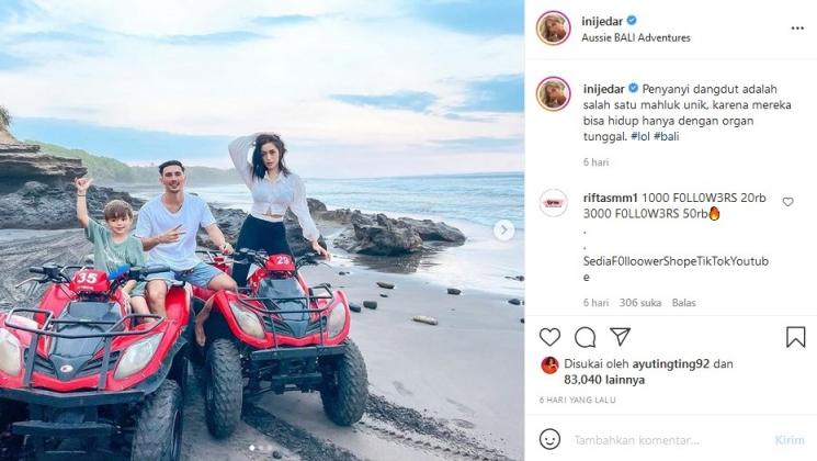 Potret kedekatan Jessica Iskandar dan Vincent Verhaag (Instagram/Jessica Iskandar)