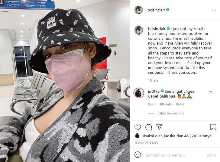 BCL mengumumkan dirinya terinfeksi virus corona (Instagram/BCLSinclair)