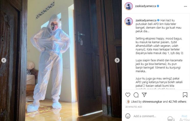 Postingan Zaskia Adya Mecca (Instagram.com)
