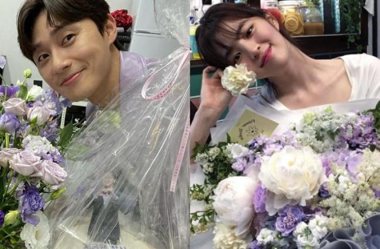 Park Seo Joon dan Han So Hee (Kolase Instagram)