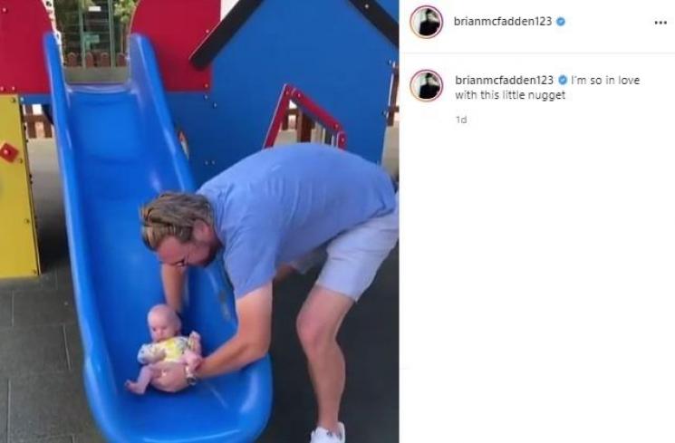 Potret Brian McFadden eks Westlife Momong Anak (Instagram/@brianmcfadden123)