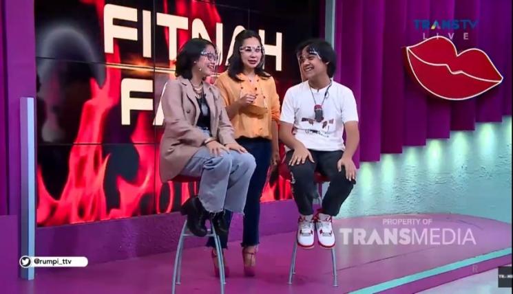 Cinta dan Nino Kuya di acara RUMPI (YouTube)