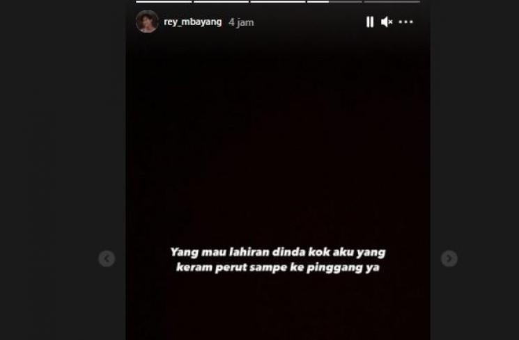 Rey Mbayang dan Dinda Hauw (Instagram)