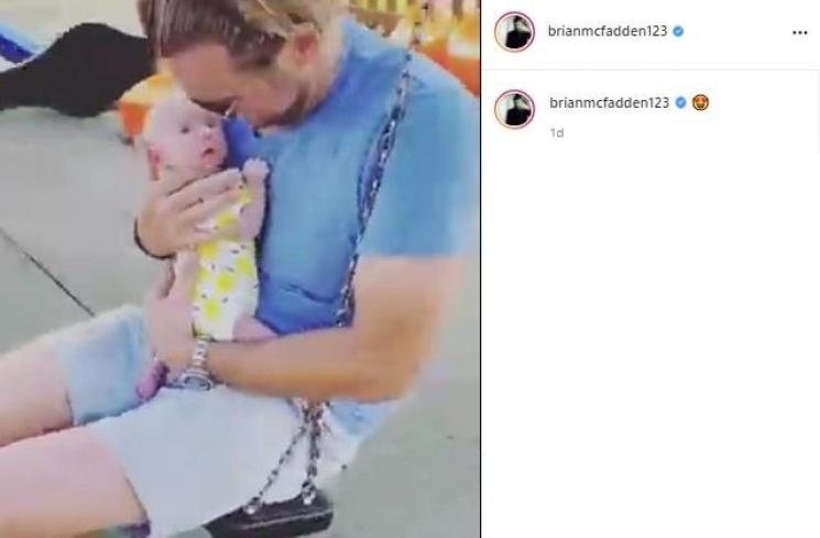 Potret Brian McFadden eks Westlife Momong Anak (Instagram/@brianmcfadden123)