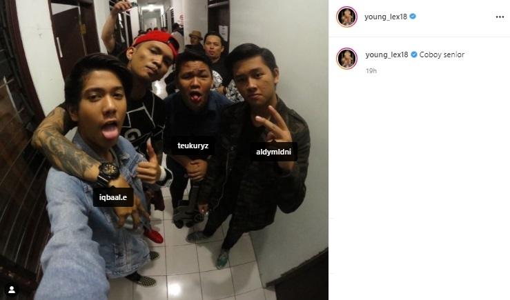 Young Lex dan eks Coboy Junior. (Instagram/@young_lex18)