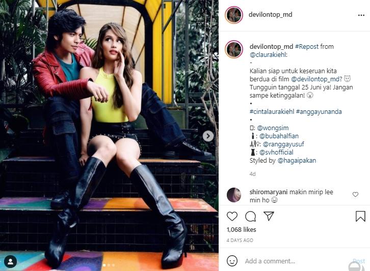 Cinta Laura dan Angga Yunanda (Instagram.com)