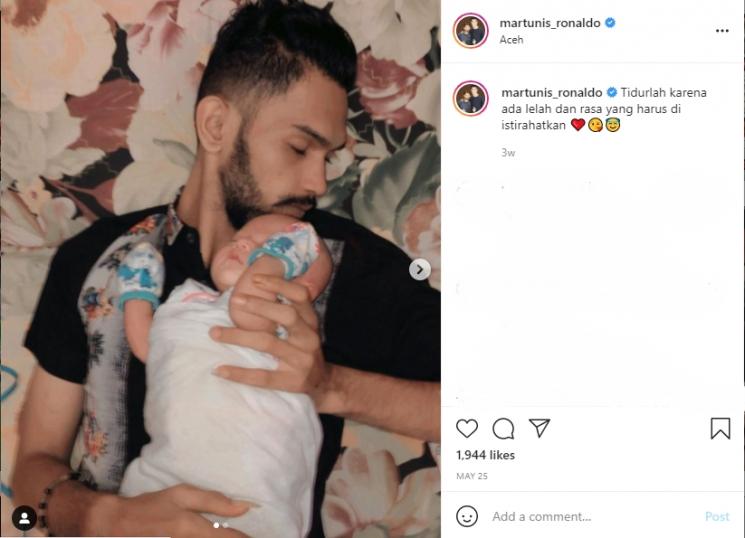 Cristiano Ronaldo punya cucu angkat. (Instagram/martunis_ronaldo)