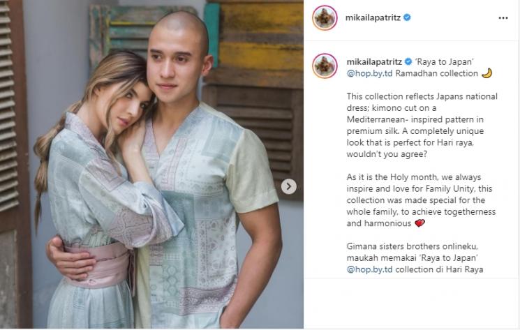 Istri Bule Artis (instagram/@mikailapatritz)
