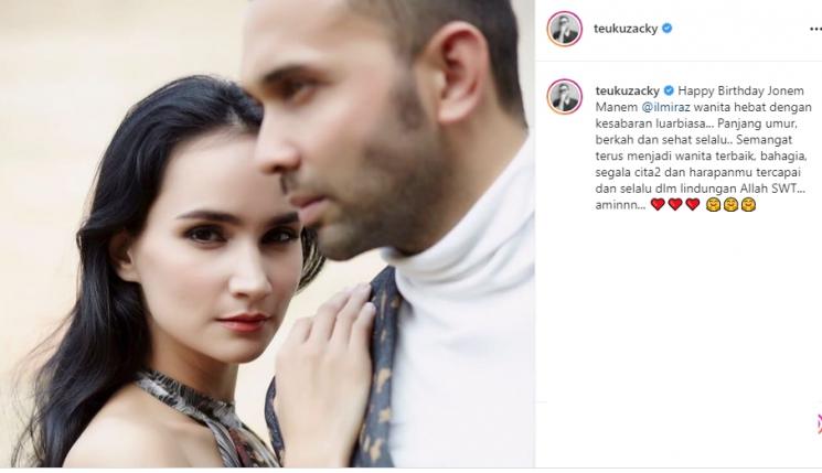 Istri Bule Artis (instagram/@teukuzacky)