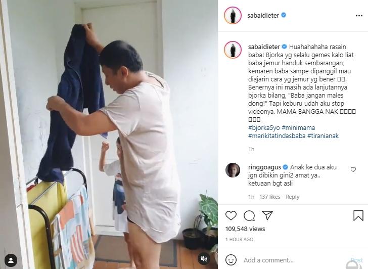 Ringgo Agus Rahman dan Bjorka (Instagram.com)