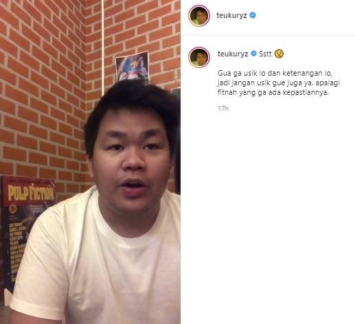 Kiki eks Coboy Junior. (Instagram/@teukuryz)