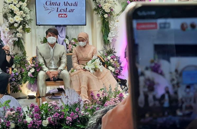 Rizky Billar dan Lesti Kejora. (Matamata.com/Ismail)