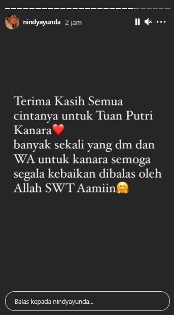 Postingan Nindy Ayunda (Instagram.com)