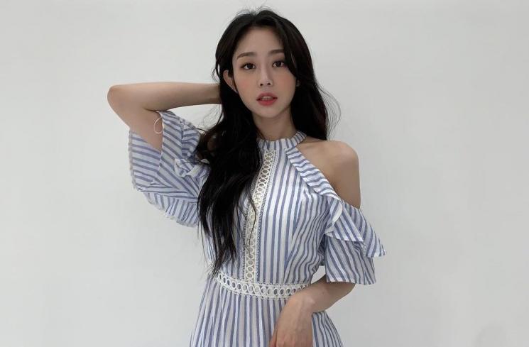 Jisoo Lovelyz. (Instagram/@jeezepizza)