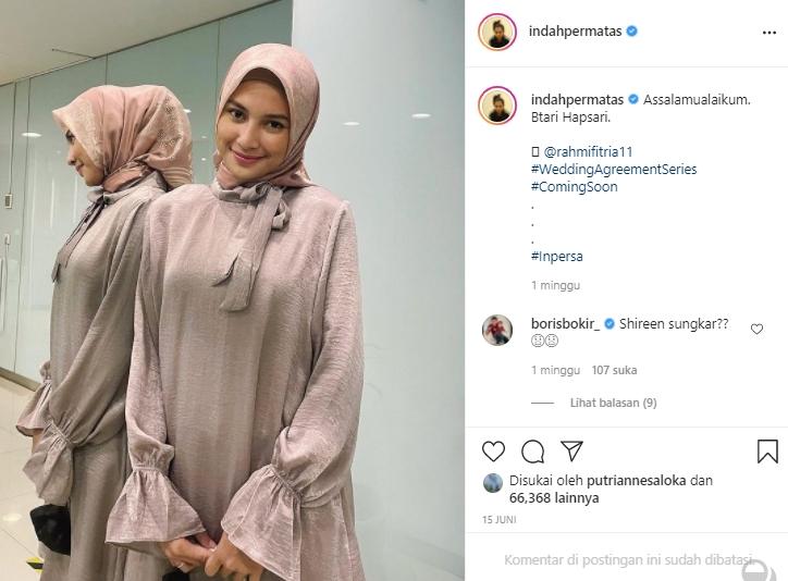 Indah Permatasari (Instagram.com)