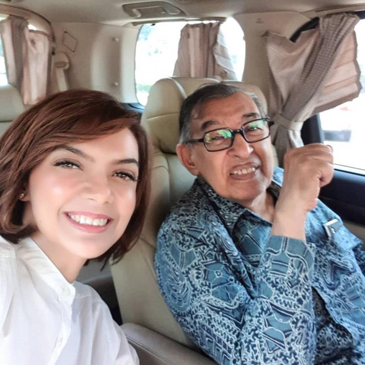 Potret Hangat Najwa Shihab dan Quraish Shihab (Instagram/@najwashihab)