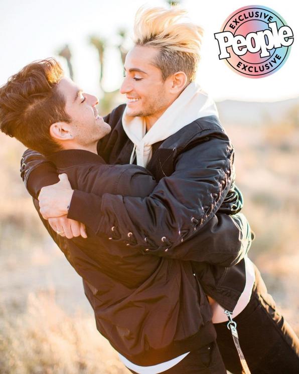 Momen Frankie Grande, Kakak Ariana Grande Lamaran (Instagram/@frankiejgrande)