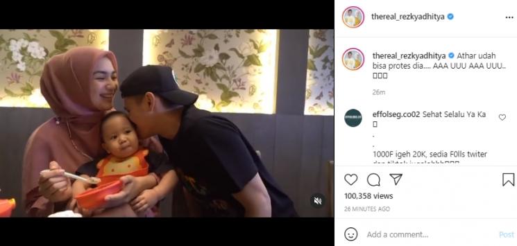 Citra Kirana dan Rezky Aditya (Instagram.com)