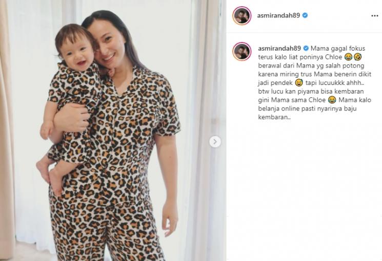 Asmirandah dan Baby Chloe (Instagram/@asmirandah89)